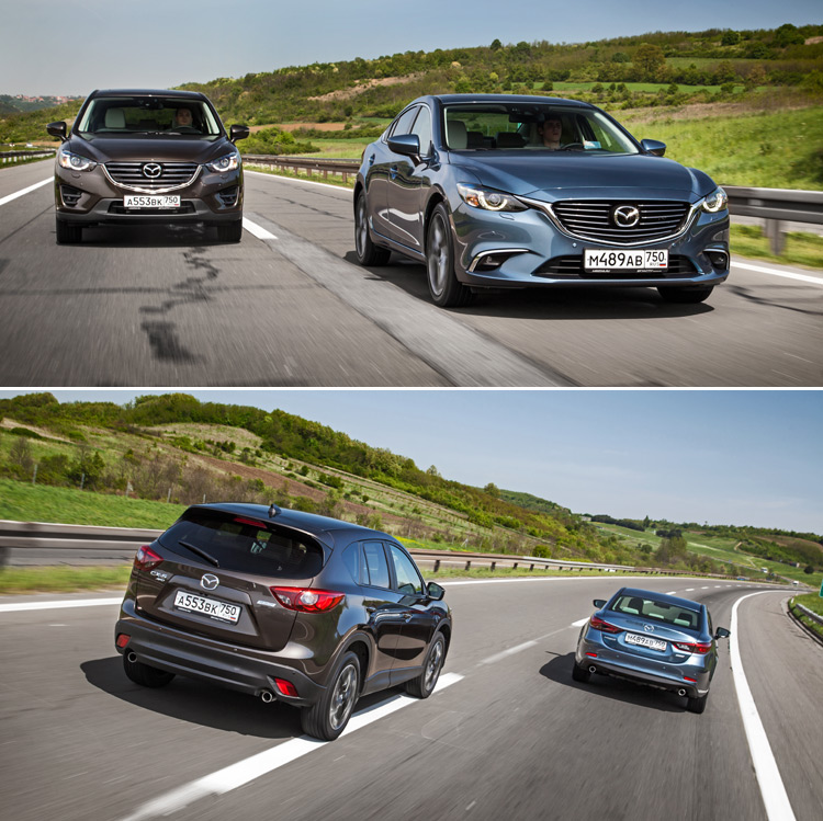 Тест-драйв Mazda 6 и Mazda CX-5: Изменения на лицо